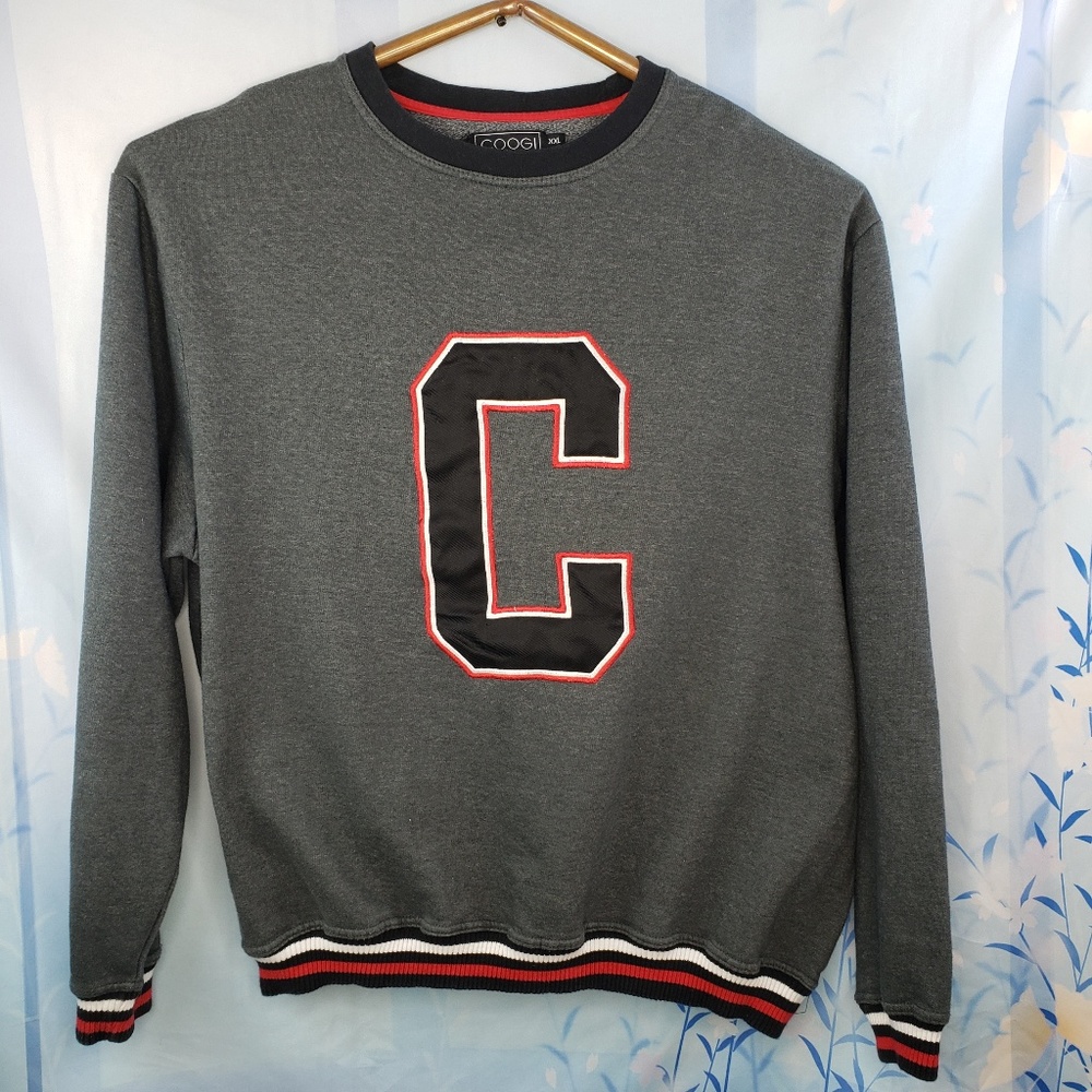 Coogi Spell Out Pull Over Sweatshirt XXL